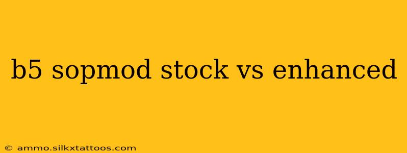 b5 sopmod stock vs enhanced