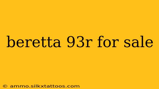 beretta 93r for sale