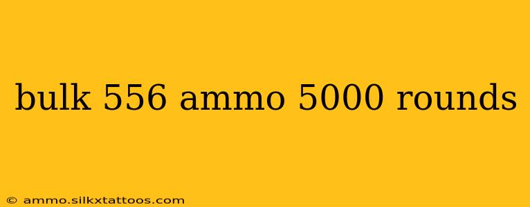 bulk 556 ammo 5000 rounds