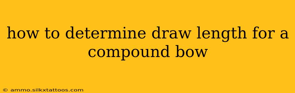 how to determine draw length for a compound bow